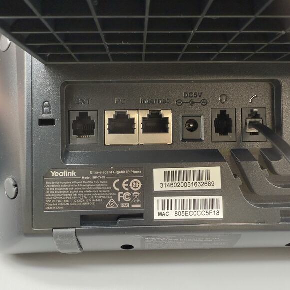 Yealink SIP T46S VoIP IP Business Phone Black Gigabit HD Display Tested - Picture 8 of 10